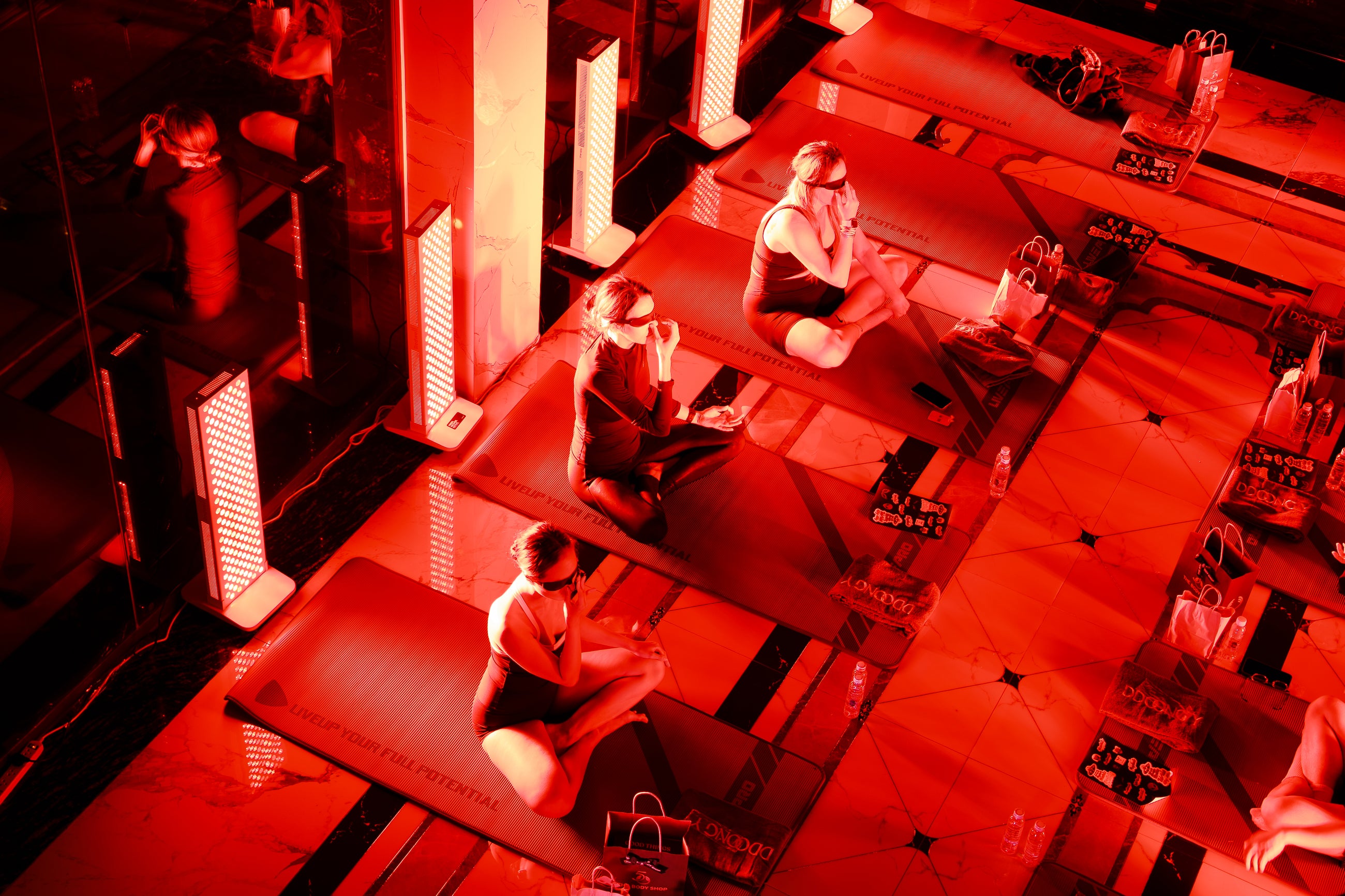 Redwell in a red light experience