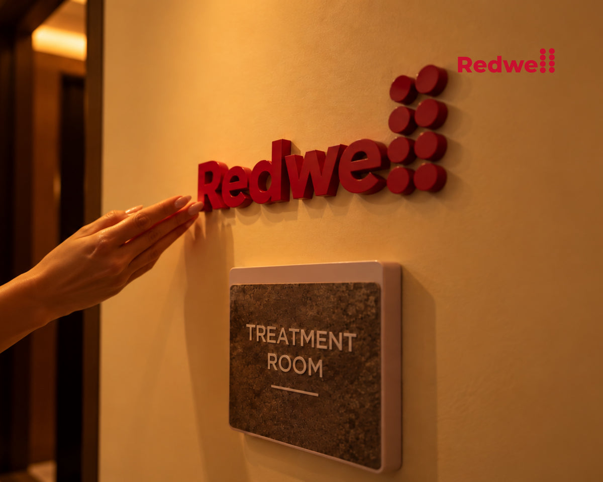 Premium hotel wellness environment with a calm integrated recovery area