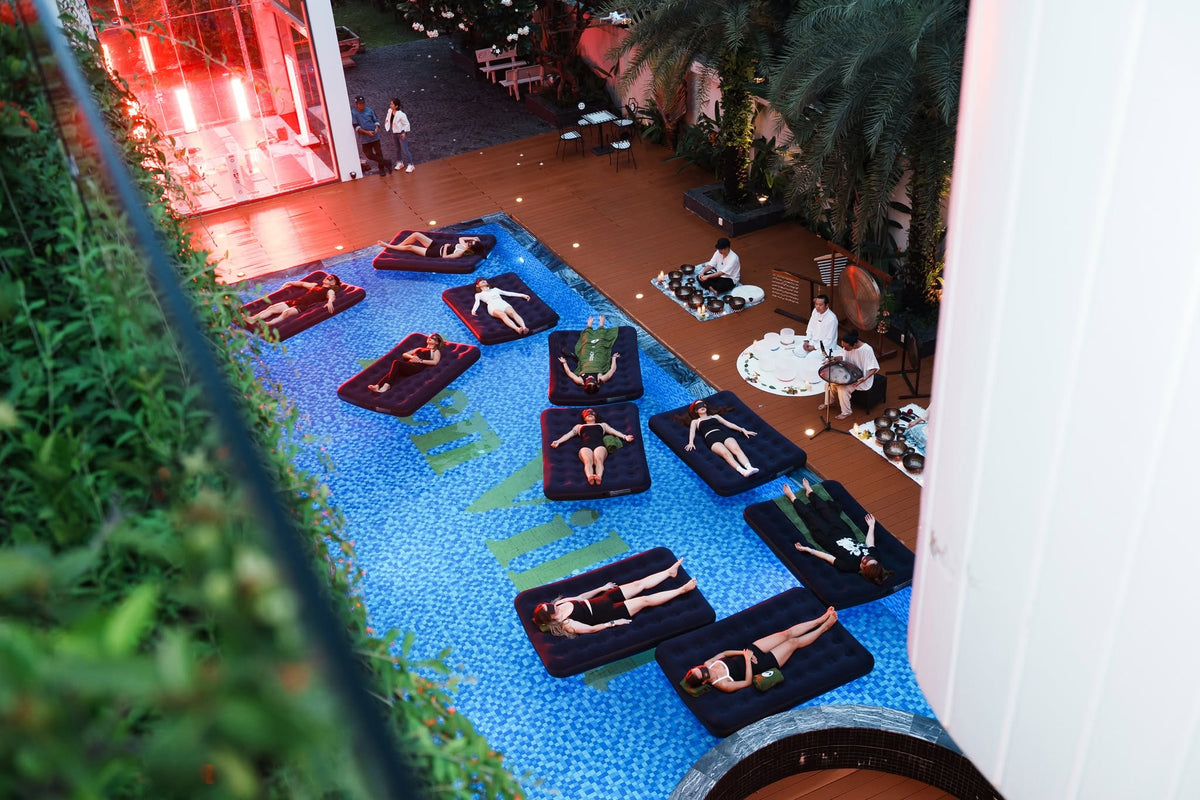 Floating sound healing and meditation at BIT-CHI Wellness in Ho Chi Minh City