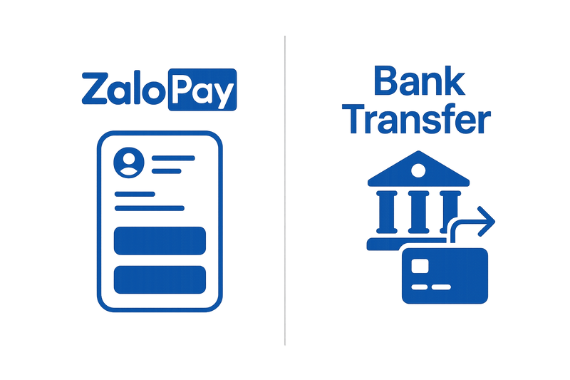 Payment Methods - Zalo and Generic Bank Transfer